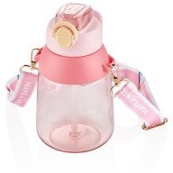 Resim Vagonlife Pipetli Çocuk Su Matarası Pembe 800 ml 