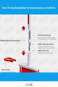 Resim Letsii Çok Amaçlı Klavye ve Kulaklık Temizleme Kiti 