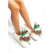 Resim Twigy Fiona Kadın Hayvanlı Panduf Beyaz 36/41 EE0554 Beyaz 