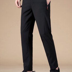 Resim Günlük Kullanıma Uygun Erkek Rahat Yazlık Polyester Fermuarlı Cepli Jogger Pantolon 