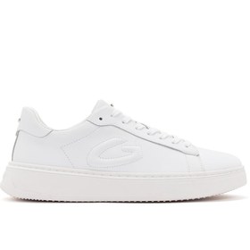 Resim Alberto Guardiani Erkek Beyaz Winner Deri Sneaker - Beyaz / 4 