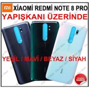 Resim Xiaomi Redmi Note 8 Pro Arka Pil Kapak Cam Batarya Kapağı 