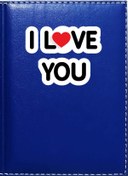 Resim Promosyon Denizi I Love You 1 Görselli Lacivert Ruhsat Kabı 