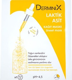 Resim Derminix Laktik Asit Kağıt Maske 