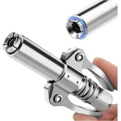 Resim Gateesat 1 Adet Paslanmaz Çelik Ağır Hizmat Yağlama Tabancası Adaptör Kiti 1 8 Npt 