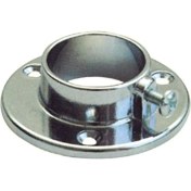 Resim Ayder Yuvarlak Metal Askı Flanşı Vidalı Krom Q25 (2 Adet ) 