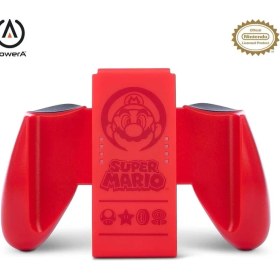 Resim PowerA Nintendo Switch Joycon Comfort Grip Lisanslı Super Mario Red 