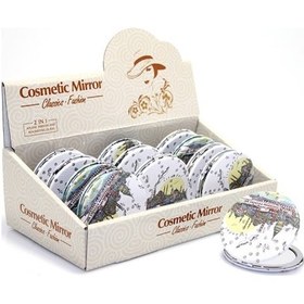 Resim Büro Ev Ofis Personel Hediyesi İçin Taşlı Yöresel Motifli El Aynası Çok Renkli 