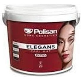 Resim Polisan Elegans Extra Küf Önleyici İç Cephe Boyası Yarımat Siyah 15 Lt. 15L 