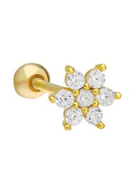 Resim Çiçek Piercing 717120 Gold 