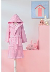 Resim Özdilek Girl Unicorn Kapüşonlu Kadife Çocuk Bornozu 13/14 Yaş Pembe 