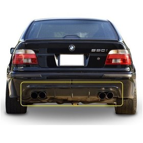 Resim Bmw E39 Balık Sırtı Difüzör Piano Black (Plastik) N11.26935 
