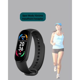 Resim Depomix Akıllı Bileklik – Kalp Atışı, Uyku, Adımsayar ve Bildirim Takibi 