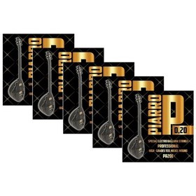 Resim Piarro PR20E Elektro Bağlama Teli Takımı 5 Takım( Topuzlu ) 