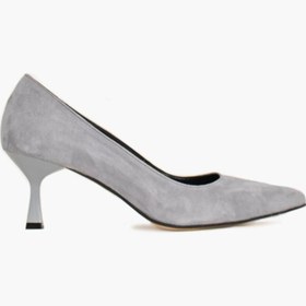 Resim Shoes & More SELINDA - Gri Süet - Topuklu 