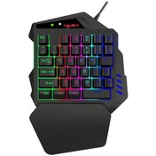 Resim Vkemall V500 Usb 2.0 Rgb Aydınlatmalı 35 Tuşlu Oyun Klavyesi - Ps4/xbox/pc Uyumlu 