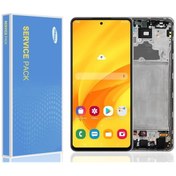 Resim Samsung Galaxy A72 A725 Lcd Ekran Dokunmatik Siyah Servis Çıtalı Samsung