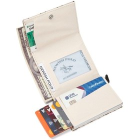 Resim Newish Polo Erkek Mekanizmalı Kartlık Ve Cüzdan New241 - Gri 