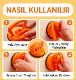 Resim Home 2 ADET Oto Göçük Giderici Vakumlu Çektirme Aparatı Seti - Kaporta Göçük Düzeltme 