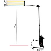 Resim Safi Grup Boyasız Göçük Düzeltme Lambası, 6 Sıralı LED Ayaklı, PDR LED Lamba 