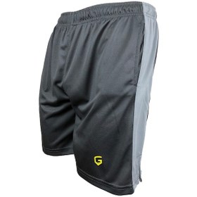 Resim Top Glory Fitness Şort Spor Şortu Gri Şeritli 