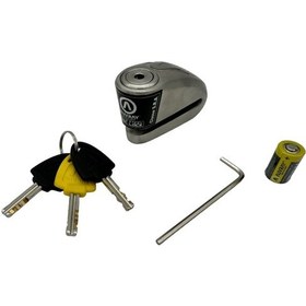 Resim Auvray Alarmlı Disk Kilit 10mm Çelik Disk Kilit 