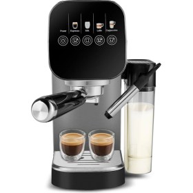 Resim Karaca Mycaffe Barista S20 Entegre Süt Hazneli Otomatik Espresso ve Latte Makinesi Silver 