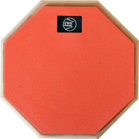 Resim Cox PP-ORG8 Çalışma Pedi - 8" Turuncu (Eğitim - Pratik Pedi) | Turuncu Finish, Dayanıklı Kauçuk Yüzey, Ev Çalışmaları İçin Minimum Gürültü Seviyesi | Ölçüler: 8 İnç Çap (Kompakt Boy) 