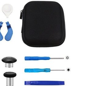 Resim Tenfowee Xbox One Elite Serisi 2. Nesil Kumanda İçin Metal Tuş, Joystick Ve Paddle Dıy Seti - Mavi, 17 Parça, Dayanıklı Malzeme, Kolay Kullanım 