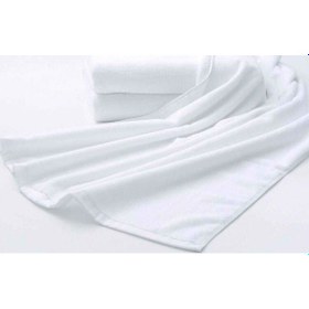 Resim Nevresim Dünyası 600gr Otel Tipi 90x150 Banyo Havlusu Beyaz Çok Renkli 