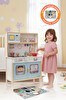 Resim Rozitoys Ledli Ahşap Oyuncak Montessori Çocuk Mutfağı - Hediye Halı DBG102 