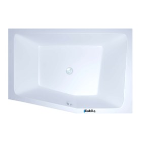 Resim Beşgen Küvet | Jakuzi | Beydağ | 190x130 | Mod - 130x190 / Siyah / 2 Kişilik 