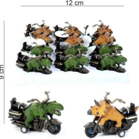 Resim Kiddico Toys Sürtmeli Dinazorlu Motorsiklet 