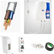 Resim ARTEMİS Artemis 9000 W Şofben Yüksek Isı 3mt Kablolu Tam Takım Set 