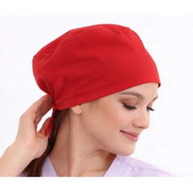 Resim AYSİMA MEDİKAL Düz Renk Medikal Bone - %100 Pamuk - Terletmez - Ayarlanabilir - Unisex 