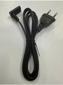 Resim 2 Metre Teyp Power Kablo 90 Derece Tv Power Kablosu 90 Derece Tv Güç Kablosu 