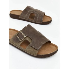 Resim LC Waikiki Süet Görünümlü Erkek Ev Terliği (S6) 