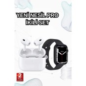 Resim 2025 Model Akıllı Saat ve Yeni Nesil Pro Bluetooth Tws Kulaklık, Yüksek Ses ve Renk Seçenekleri 