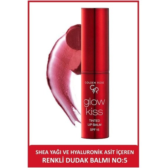 Golden Rose Kiss Tinted Lip Balm Spf 15 05 Cherry Juice Renkli Dudak Nemlendirici 1 Adet Fiyatı ve Özelliklerı - Badem