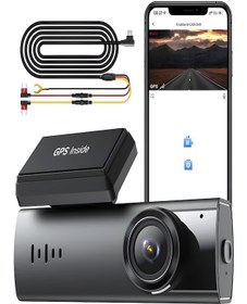 Resim 1080p Wi-fi Mini Araç Kamerası 170 Geniş Açı, Gece Görüş, Döngüsel Dvr Kayıt, Dash Araba Cam 