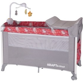 Resim Kraft West Dönenceli Oyun Parkı Park Yatak 