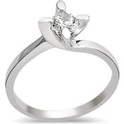 Resim Beyaz Altın Tektaş Yüzük 2.20 Gram 