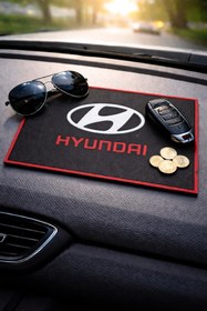 Resim ASTUNİNG Araba Oto Kaymaz Kaydırmaz Torpido Pedi - Hyundai 