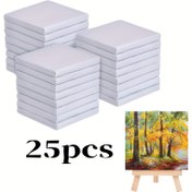 Resim 25 Mini Kare Tuval Boyama Panelleri - 7.62x7.62cm, Profesyonel Sanatçılar İçin Yüksek Kaliteli Yağlı ve Su Temelli Boyama Panelleri, Canlı Sonbahar Orman Manzarası Örneği, Başlangıçlar ve Uzmanlar İçin Mükemmel, Sanatsal İfade, Canlı Renkler, Detaylı Görseller 