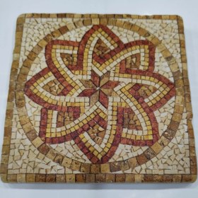Resim Şeker Portakalım Dekoratif Figürlü Doğal Taş Banyo Gider Kapağı Süsü Tekli 10X10 cm 