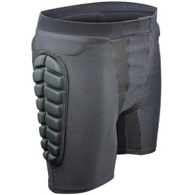 Resim Hayalet Yarış Gh-yw094 Off-road Motosiklet Zırh Yarış Sürme Kalça Koruyucu Pantolon, Boyut: Xxxl Siyah 