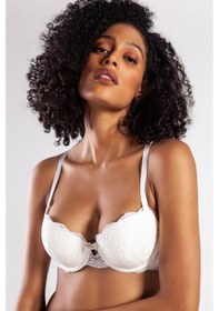 Resim Golshan G.colors Balconette Foam Push Up Bra, Ekru Konforlu Ve Şık Sütyen Çok renkli 