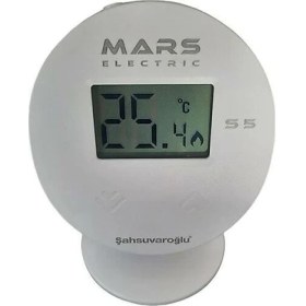 Resim Mars S5 Kablosuz Oda Termostadı Beyaz 