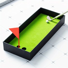 Resim 1 Set Mini Golf Döner Kalem, Masaüstü Golf Kalem Hediye 3 Putter Şekillendirici Kalemler, Taht Oyunları, Tatil Hediyeleri Sevgililer Günü Hediyeleri İçerir 