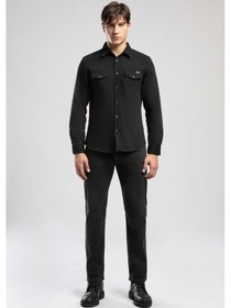 Resim Worner 2 Erkek Jean Gömlek Denim-21148 Denım 